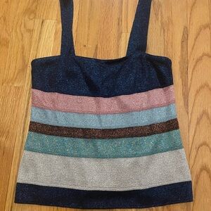 Missoni multi-colored glitter tank